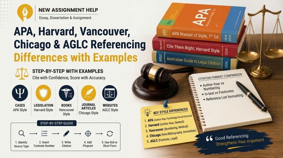 Referencing Guide of APA, Harvard, Vancouver, Chicago & AGLC